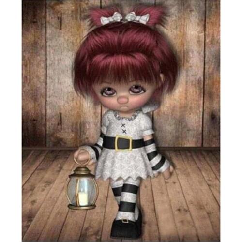 Full Square/Round Drill 5D DIY "Cartoon Girl" Embroidery Cross Stitch Diamond Painting Rhinestone Home Decor Gift XN1065