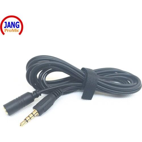 Professional 2m Length Microphone Cable Mobile Phone Microphone Earphone Extend Cable 3.5mm Stereo Jack 4 poles Microfone