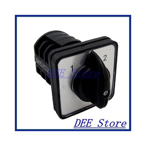 Ui 440V Ith 10A 0-1-2 Position Control Combination Changeover Switch