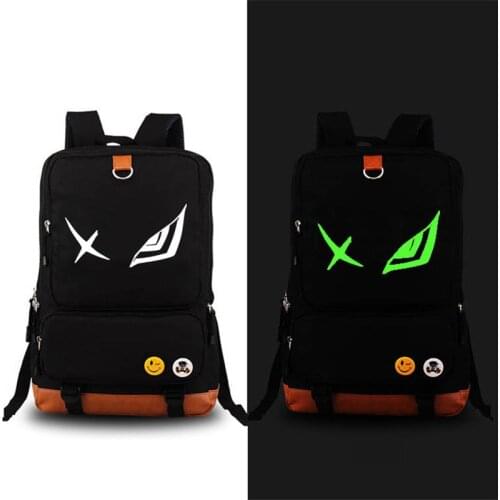 High Quality Anime Kill LA Kill Luminous Printing Canvas Travel Mens Backpacks School Bags for Teenagers Mochila Feminina