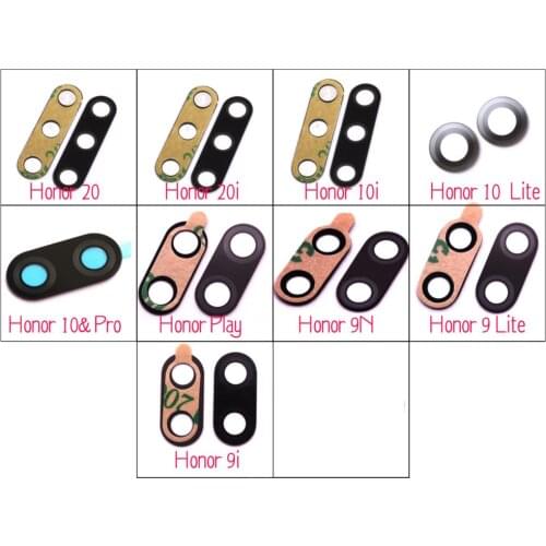 Original rear back camera lens glass replacement for Huawei Honor 20 20i 10i 10 play 9i 9N Honor 9 lite