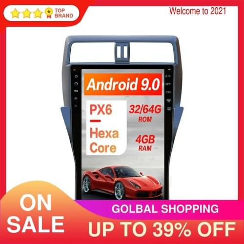 16 Inch Tesla Style Android 9.0 For TOYOTA Land Cruiser Prado150 GX TX VX TXL Car GPS Navigation HeadUnit Auto Multimedia Player