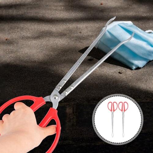 2pcs Household BBQ Coal Clips Portable Waste Clamps Useful Garbage Clamps