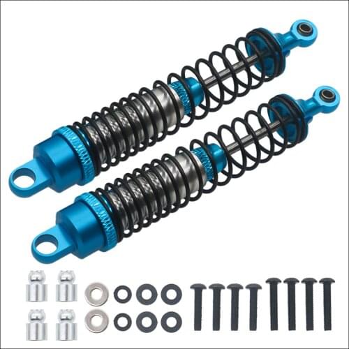 2 pcs/set machined full alloy front/rear damper shock absorber 110mm oil filled type for Redcat Gen8 crawler upgraded parts