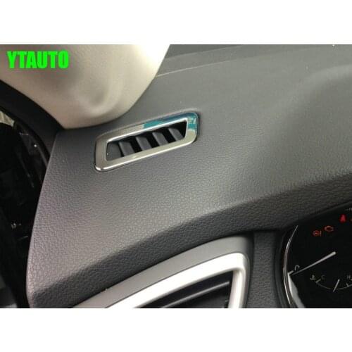 Auto interior moulding air vent trim for Nissan Qashqai J11 2014 2015 2016, abs chrome,auto accessories