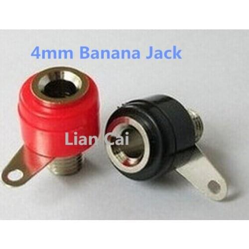 Free Shipping 100pcs/lot 4mm Banana Jack Terminal Panel Socket Terminals Test Instrumentation