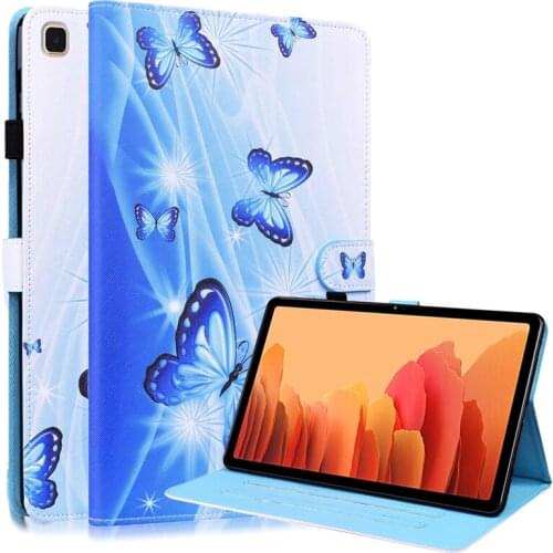 Butterfly Cartoon Cover Funda for All New Fire HD 10 2021 Plus Stand Kid Case for Fire HD 10 2021 2019 2017 Protective Shell
