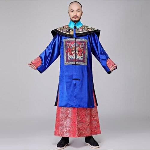 Officials of the Qing Dynasty servants officials ministers princes troupes performing ancient costumes fine workmanship