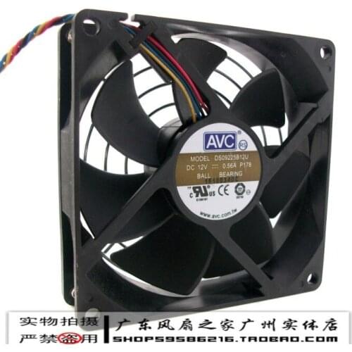 For Avc 9025 9 double ball bearing 12v 0.56a line pwm isothermia function