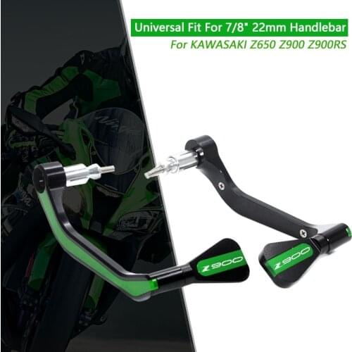 For KAWASAKI Z650 Z900 Z900RS Z 900 2017 2018 2019 2020 Motorcycle CNC Handlebar Grips Guard Brake Clutch Levers Guard Protector