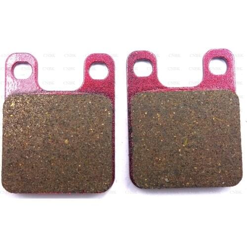 For AJP 50 50cc Caliper incl. pin/spring 1989 - 2019 BETA DERBI GILERA ITALJET MALAGUTI MBK MOTORHISPANIA Front Brake Pads