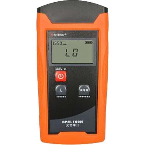 BPM-100 Fiber Optic Power Meter Portable Adjustable Mini Cable Tester -70~+8dBm 2.5mm Universal SC/FC Adapter