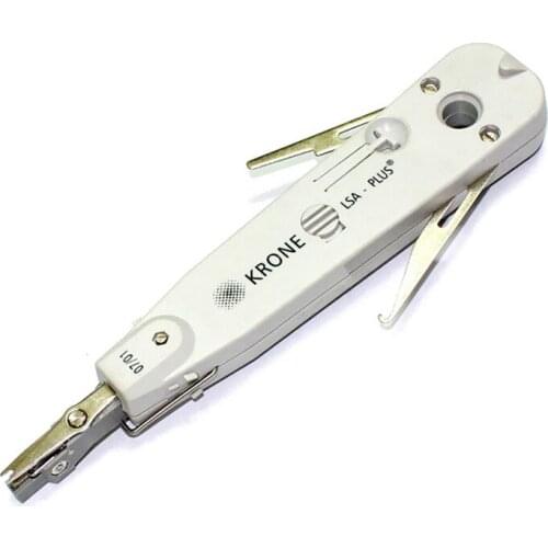 Tool 110 Wire Cutter Knife LSA Punch Down Telecom Pliers For Rj45 Keystone Jack Network Cable Telephone Module Patch Panel