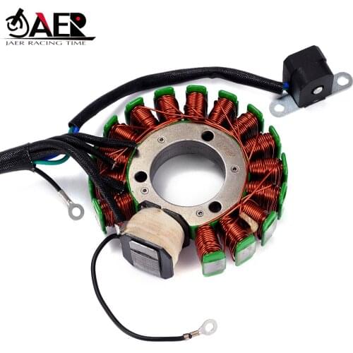 JAER Motorcycle Stator Coil for Yamaha YFM225 YFM250 YFM 225 250 Moto-4 Generator Magneto 59V-85510-20