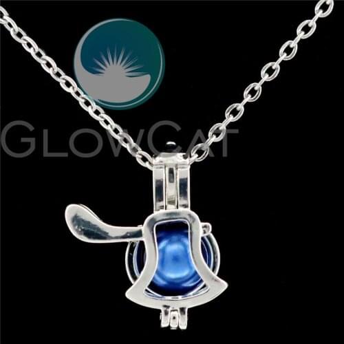 K811 Copper Tool Axe Beads Cage Perfume Essential Oil Diffuser Stone Pearl Cage Locket Necklace Pendants for Oyster
