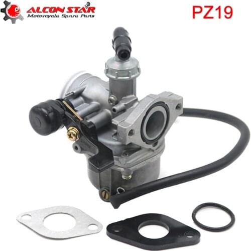 Alconstar- 19mm Carburetor PZ19 Carb VM16 Choke for 2 stroke Motocross 50cc 90cc 110cc Scooter Buggy Moped JOG JOG50 JOG90 GY6