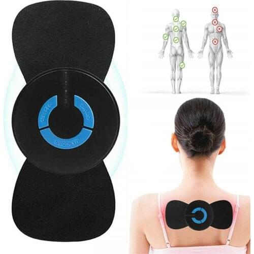Mini Electric Neck Portable Massager Cervical Back Body Massage Stimulator Relief Pain Home Relaxation Massager Health Care Tool