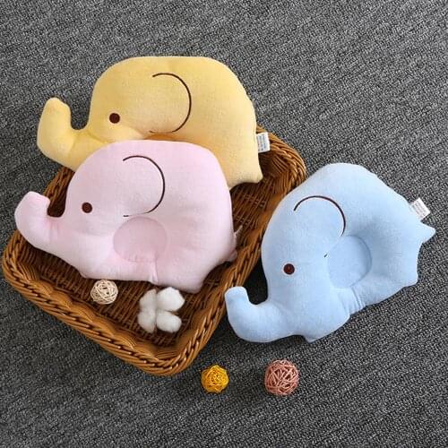 Cute Elephant Baby Anti-rollover Pillow Newborn Head Protection Cushion Baby Sleep Head Positioner Baby Nursing Pillow