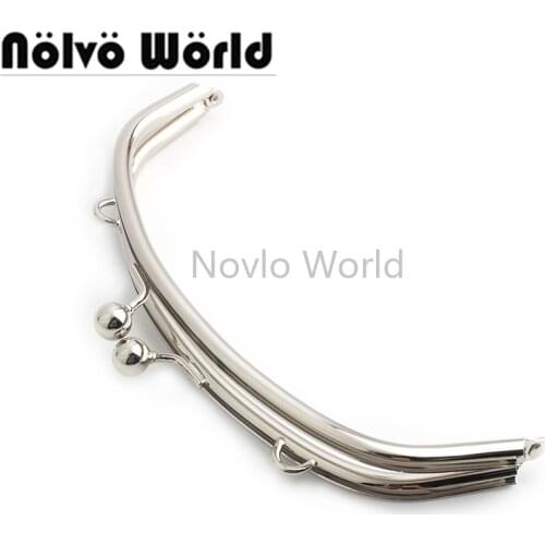 Nolvo World 4-10 pieces 21*7.5cm Aluminum Handle Silver handles for bags purse handles