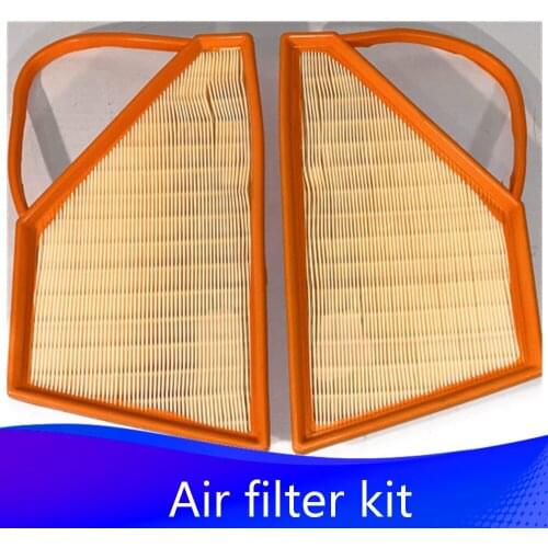 2PCS ENGINE AIR FILTER SET 3W0129620B 3W0129620C For BENTLEY GT & FLYING SPUR W12 2004-2017 For Volkswagen Phaeton RH Speeding