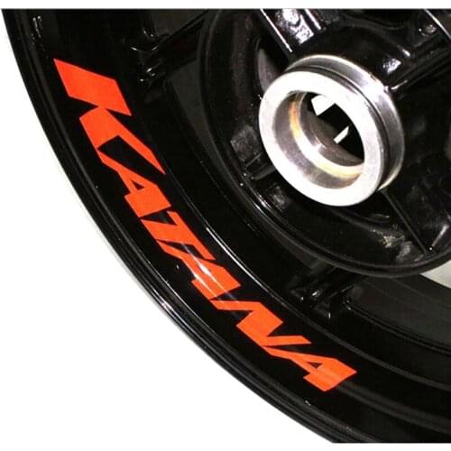 Motorcycle Wheel Sticker Decal Reflective Rim Bike Motorcycle Suitable for SUZUKI KATANA