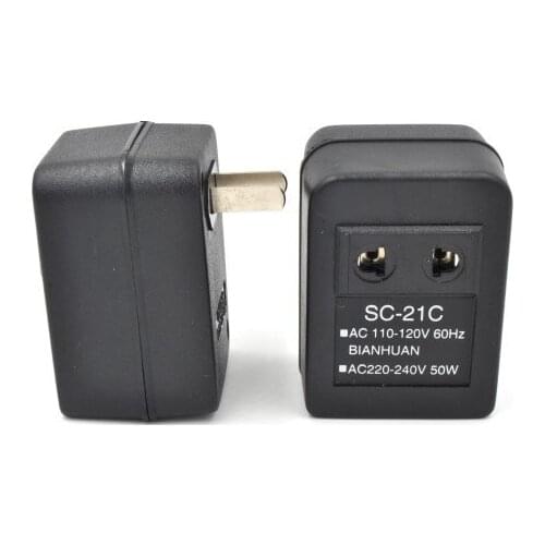 Newest 20W AC 110V to 220V Voltage Converter Regulator Travel Portable Converter Set Up Transformer Adapter Step Up Voltage
