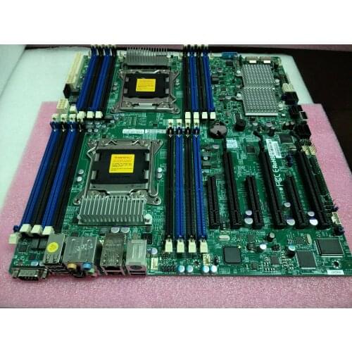 Original ultramicro X9DA7 dual-channel workstation motherboard can be filled with new 2011 pin test intact physical picture