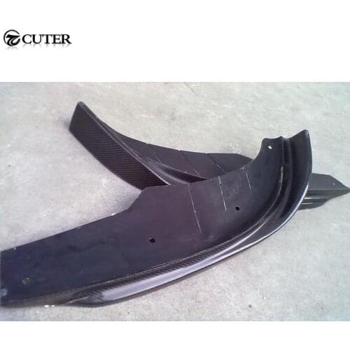 F10 carbon fiber front lip splitter auto apron for BMW F10 5Series front bumper 12-14