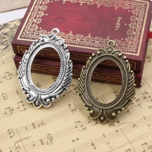 Fit 30x40mm Summer Fashion Cameo/Glass/Cabochon Frame bezel Settings Blank, DIY Accessory Making 5pcs/lot K02687