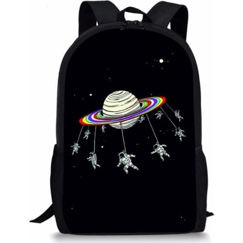 Alien School Bag Backpack for Teenager Boys Cartoon Backpack Girls Travel Luggage Package Shopping Shoulder Bag Women Mochila