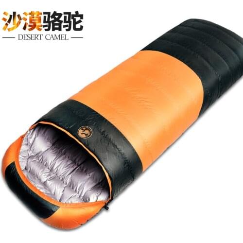 CS107 duck down-Filled Sleeping Bag (2100G,2500G) Autumn and Winter Duck down Adult Sleeping Bag can be spliced together