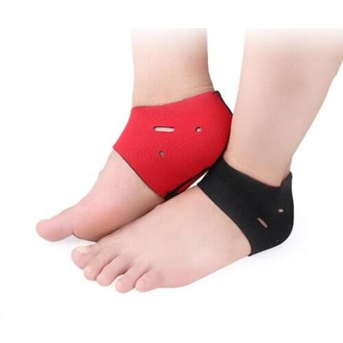 2 pair Plantar Fasciitis Therapy Wrap Heel Foot Pain Arch Support Ankle Brace Heel Warm Protector Insole Orthotic 4.4