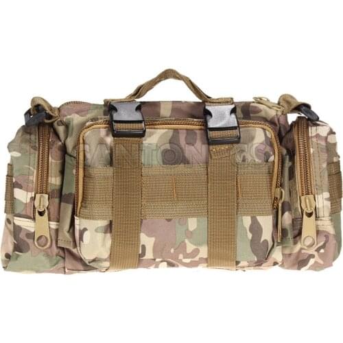 High Quality Outdoor Military 3P Chest Bag Tactical Backpack Waist Pack Molle Camping Hiking Pouch