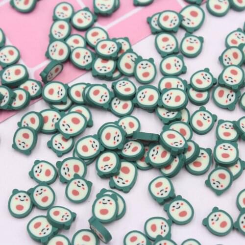 100g/Lot Adorable Cartoon Baby Clay Slices Sprinkles Soft Pottery for DIY Crafts Decoration Filling Accessories