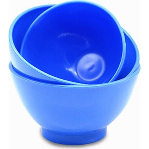 3 PCS Dental Rubber Mixing Bowl Plastic Lab Silicon Bowl For Oral Hygiene Tool