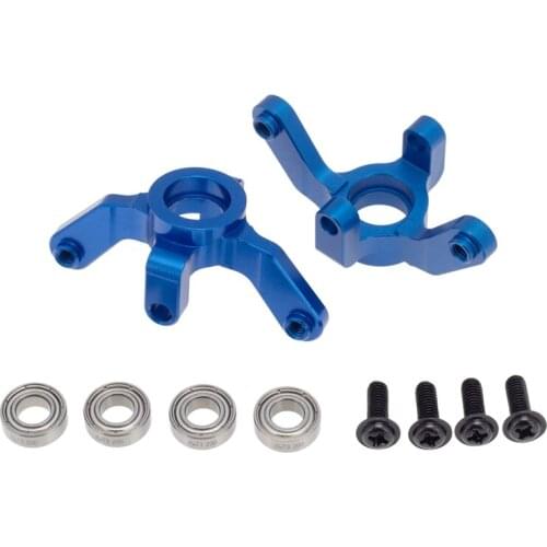 2Pcs Aluminum Front / Rear Steering Knuckles Blocks for 1/10 Redcat Blackout XTE SC XBE (Pro) Upgrade Parts