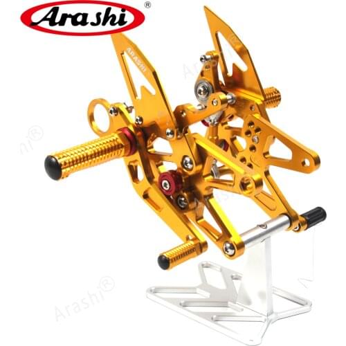 Arashi S1000R 2013-2016 CNC Adjustable Footrests For BMW S 1000 R S1000 2013 2014 2015 2016 Rider Foot Pegs Rearset