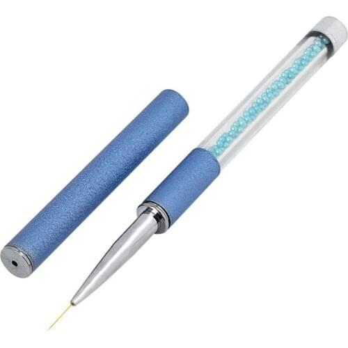 BellyLady Blue Pearl Bar Painting Pen Frosted BarrelPearl Nail Nail Bgirl Nail Tool