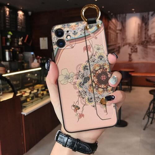 Flower Bird Landscape Plan 3D Embossed Full Phone Case for iPhone 6 7 8 Plus X XS XR XSMAX 11 12 Pro Max Soft TPU Back Cover
