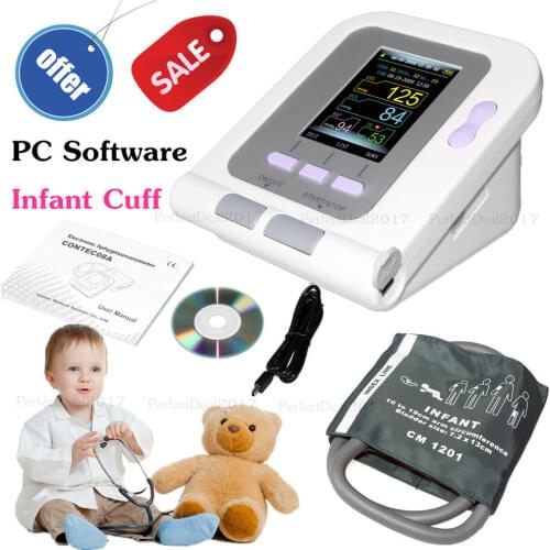 Digital New Born Infant Pediatric Blood-Pressure Monitor Sphygmomanometer SW CONTEC