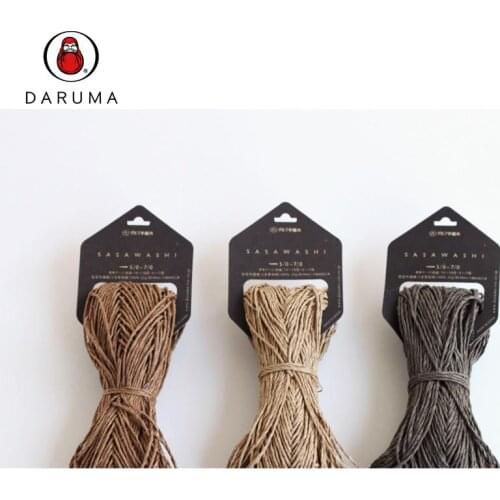 DARUMA Yokota SASAWASHI, and paper line, imported from Japan, sun hat, bag weaving thread, 48m, manual line