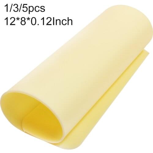 1/3/5Pcs 3MM Thick Tattoo Fake Skin A4 Size Blank Double Sides Training Practice Tattoo Fake Skin For Beginners Artists