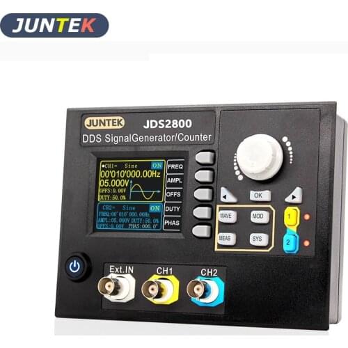 JDS2800 15M Digital Dual-channel DDS Function /Arbitrary Waveform Signal Generator Sweep Generator Test bench Mosaic