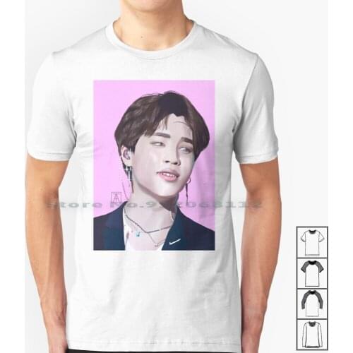 Jimin T Shirt 100% Cotton Jimin Jimin Park Jimin Kpop Kpop Fanart Fanart Mochi Chim Chimchim