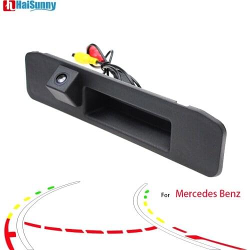 HaiSunny Intelligent Trajectory Backup Rear view and Trunk Handle Camera For Mercedes Benz ML GLA GLC GLE A180 A200 A260
