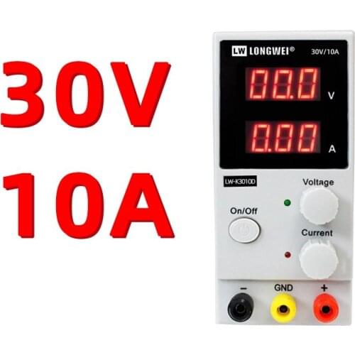 LW-K3010D adjustable DC regulated power supply 30V10A mini laboratory power regulator