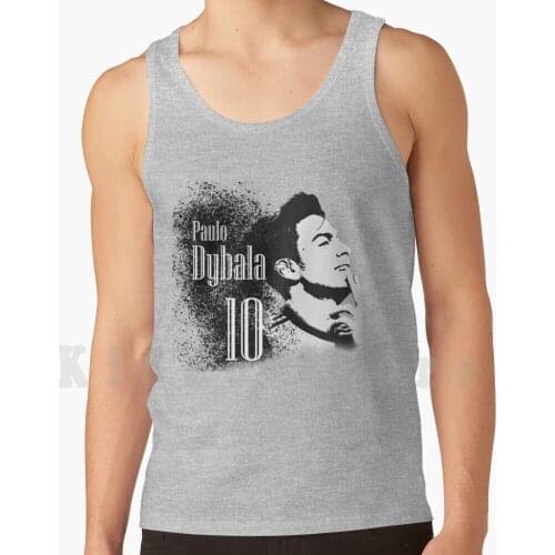Paul Dybala Tank Tops Vest 100% Cotton Dybala Paulo Football Footballer Soccer Aregentina Cool Celebration Sports Sport
