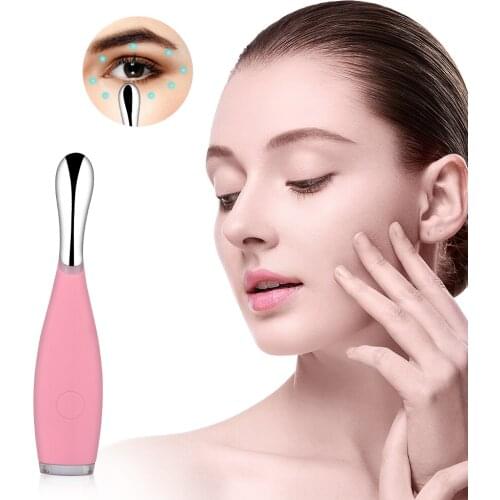 Mini Eye Massage Device Pen Type Electric Eye Massager Facials Vibration Beauty Thin Face Magic Stick Anti Bag Pouch & Wrinkle