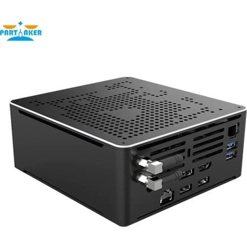 Newest Mini PC Intel i9 10880H i9 10980HK 2*DDR4 2*M.2 PCIE+1*2.5'SATA Graphics 630 Gaming Silence PC HDMI DP AC WiFi BT