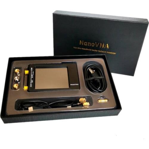 New NanoVNA-H 50KHz~1.5GHz VNA 2.8inch LCDHF VHF UHF UV Vector Network Analyzer Antenna Analyzer 50MAh Battery Antenna Analyzer